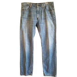 Levi's 505 Mens Jeans Size 36x32 Straight Leg Denim Blue Jeans Pants‎